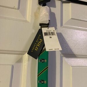 Polo by Ralph Lauren Vibrant Green Belt